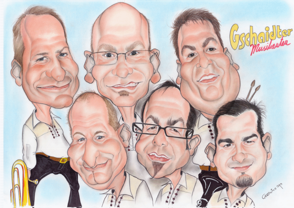 Private Karikatur zum Jubiläum